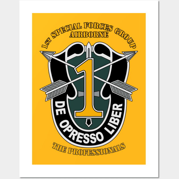 1st Special Forces Group Wall Art by MBK